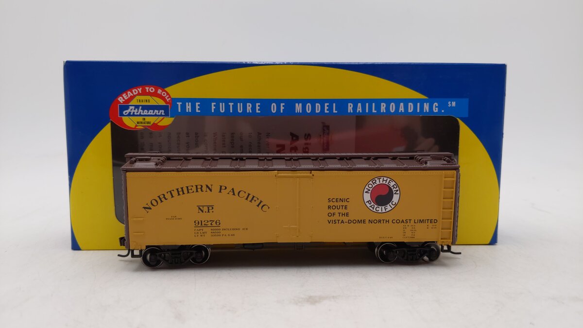 Athearn 71339 HO Northern Pacific 40' Steel Reefer #91276