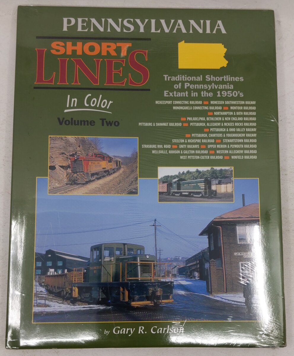Pennsylvania Shortlines in Color, Vol.2 Hardcover Book By Gary R. Carlson MT