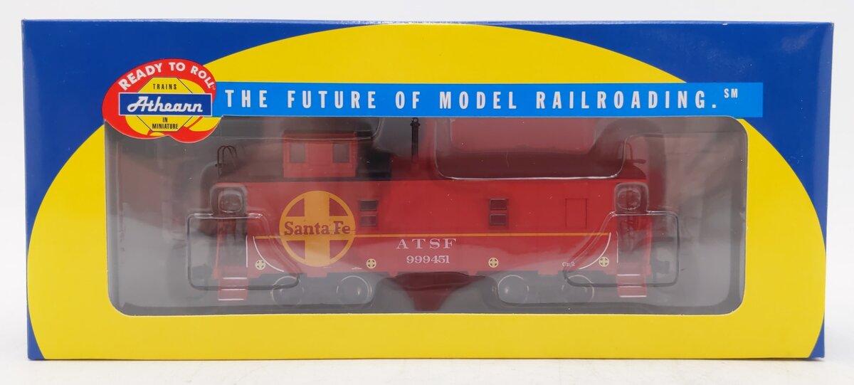 Athearn 74179 HO Scale ATSF RTR Cupola Caboose #999451