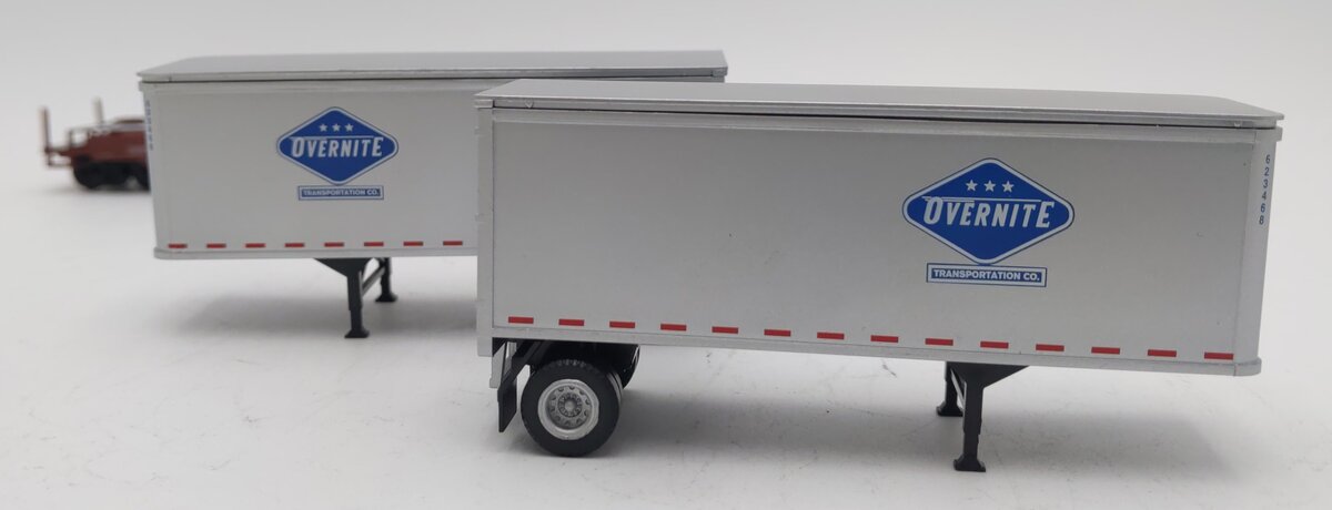 Con-Cor 0001-1985(2) HO SP 125 Ton Single Car w/ Twin Trailer