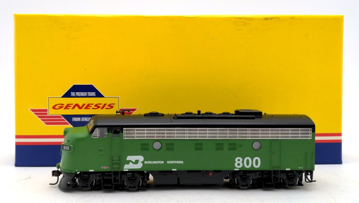 Athearn G22026 HO Burlington Northern F-9A Phase I Freight Diesel Engine #800 LN/Box