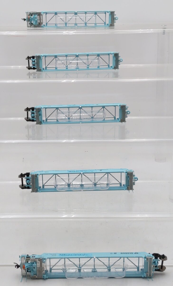 Athearn 95050 HO Scale Southern Pacific/Maersk Maxi I Well Car-Early (Pack of 5) LN/Box