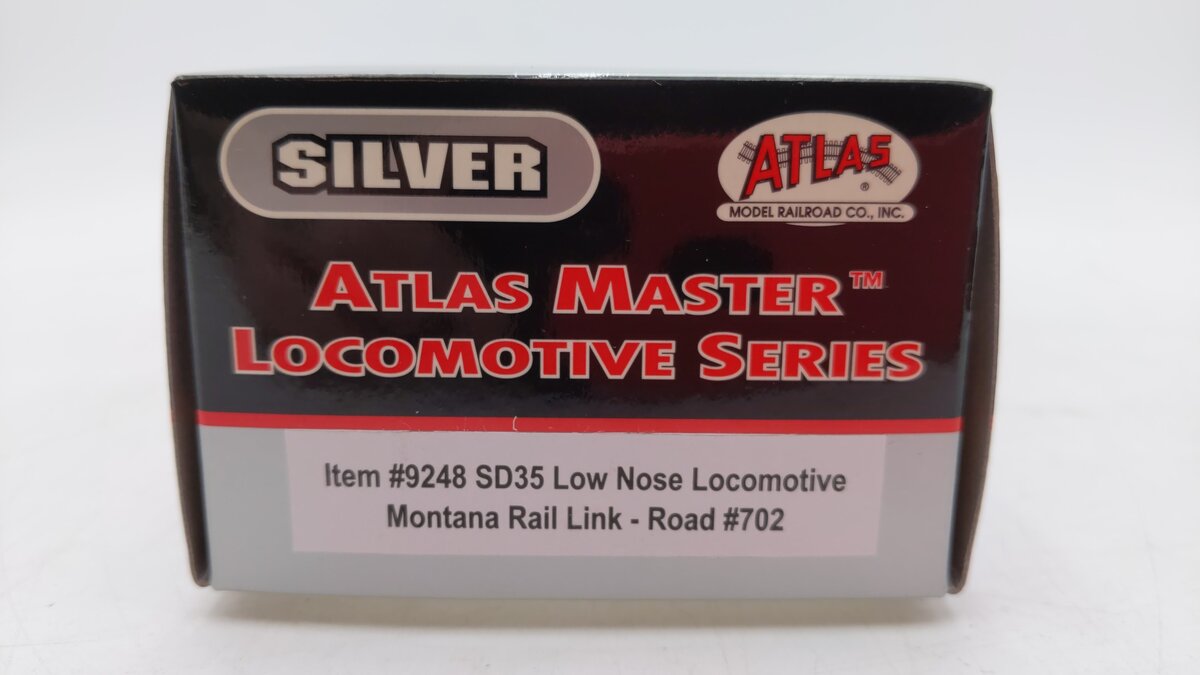 Atlas 9248 HO Montana Rail Link SD35 Low Nose Locomotive #702 LN/Box