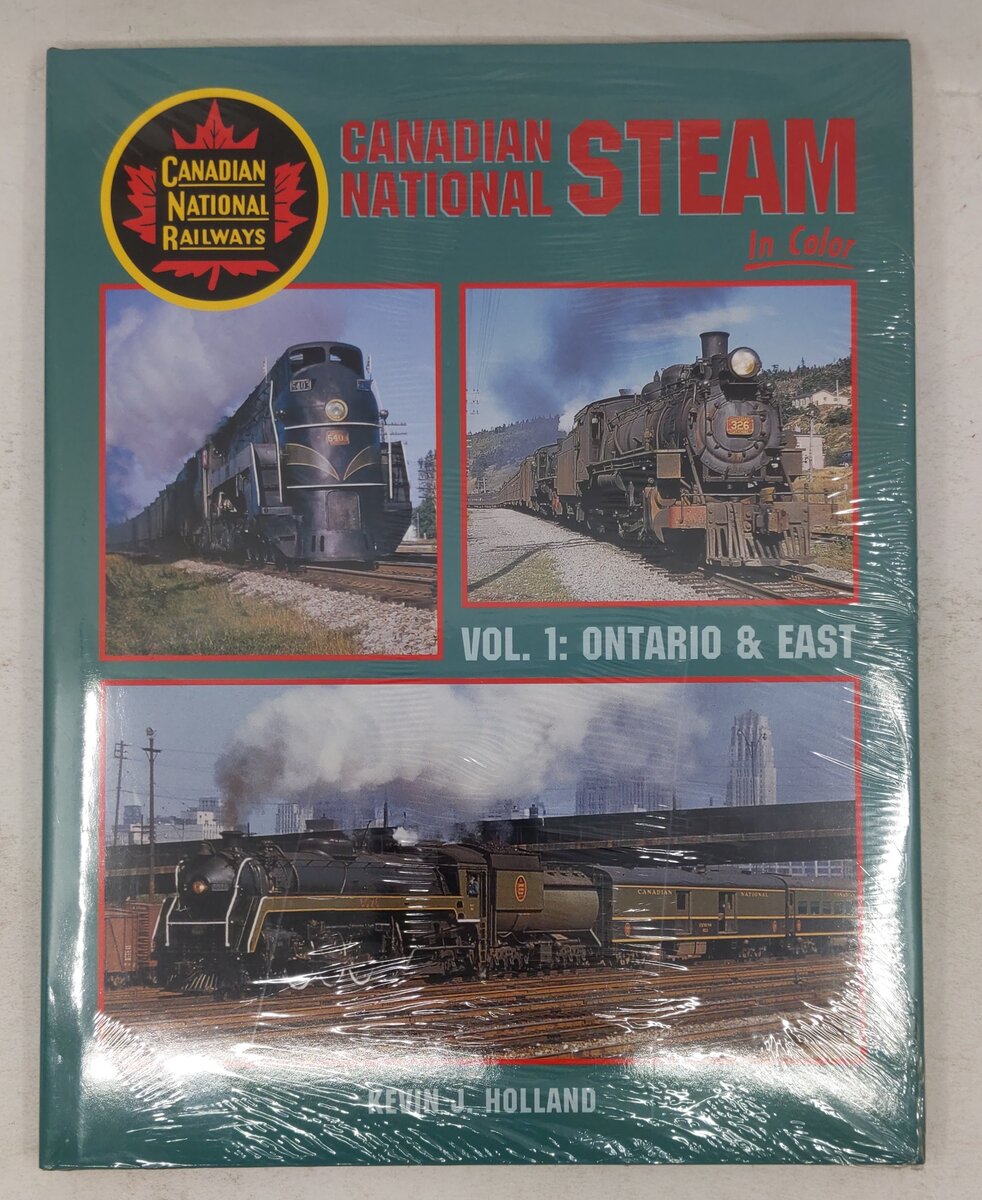 Canadian National Steam in Color, Vol.1 Hardcover Book By Kevin J. Holland MT