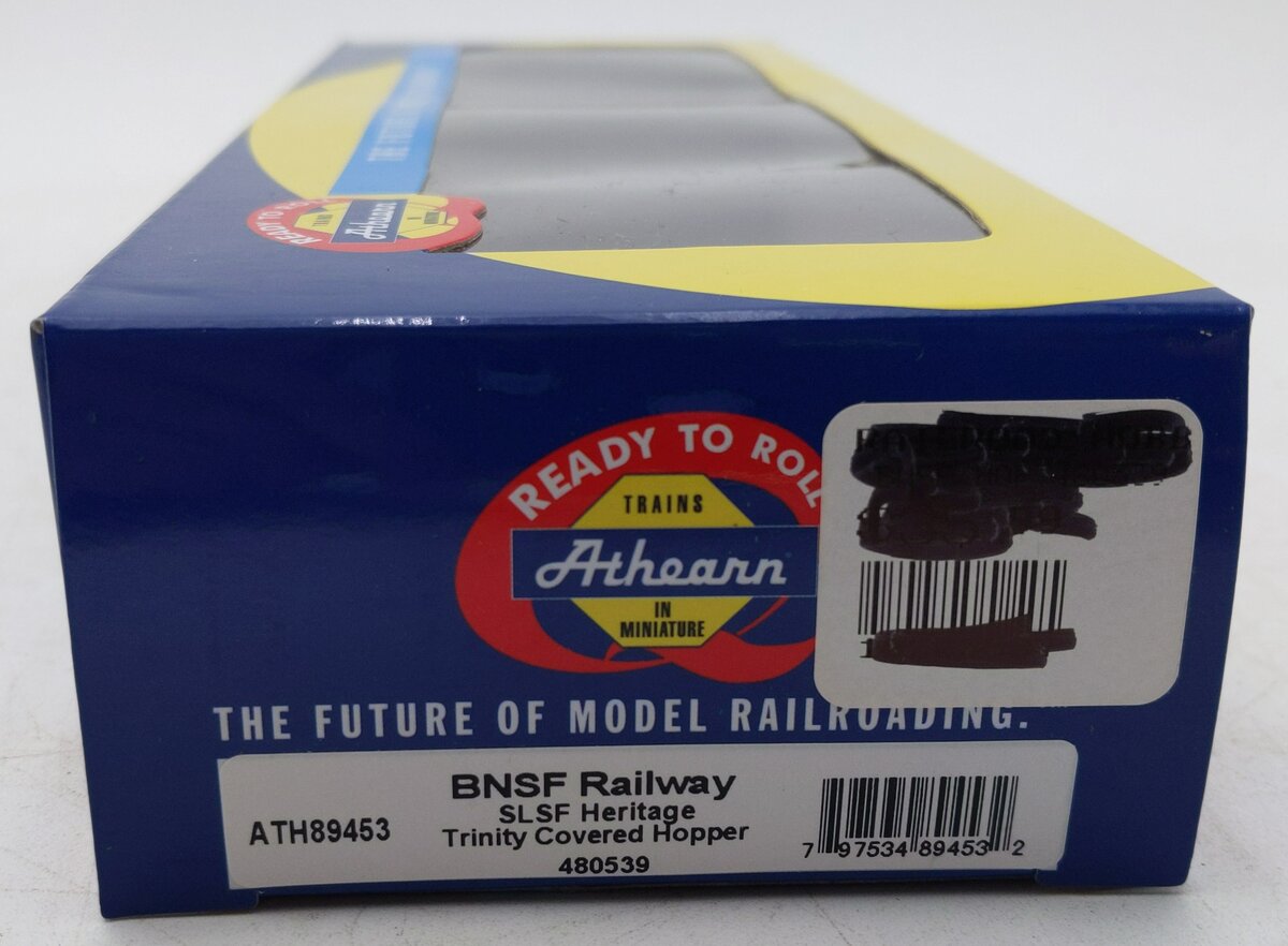 Athearn G89453 HO BNSF/SLSF Heritage Trinity 3-Bay Hopper Car #480539