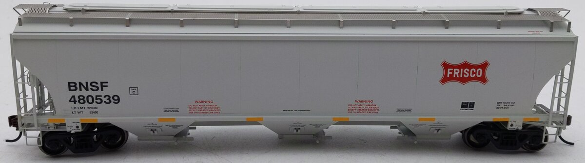 Athearn G89453 HO BNSF/SLSF Heritage Trinity 3-Bay Hopper Car #480539