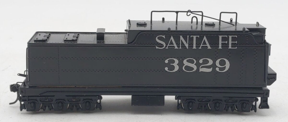 Custom HO Scale BRASS Santa Fe Tender #3829 EX