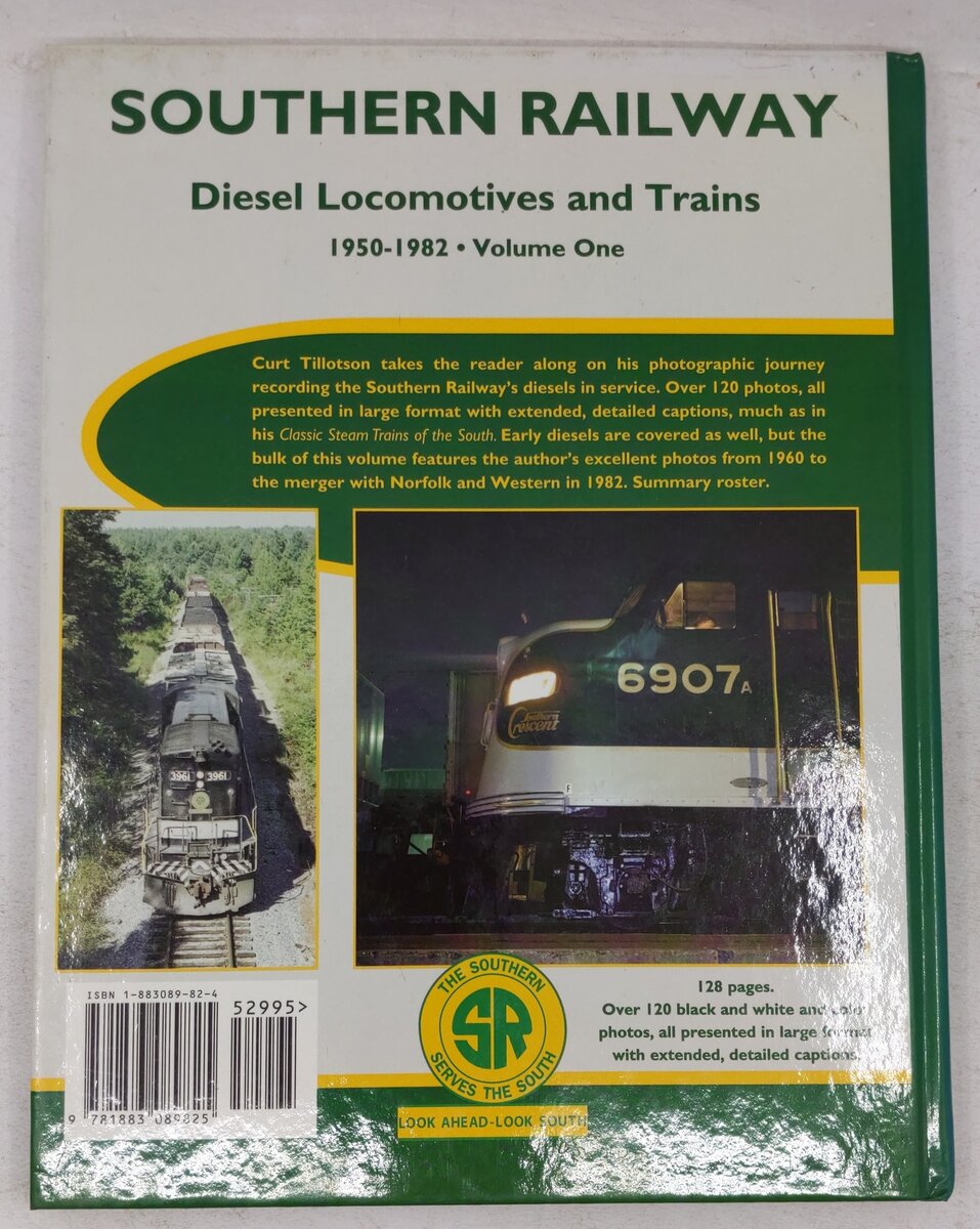 Southern Railway Hardcover Book By Curt Tillotson EX