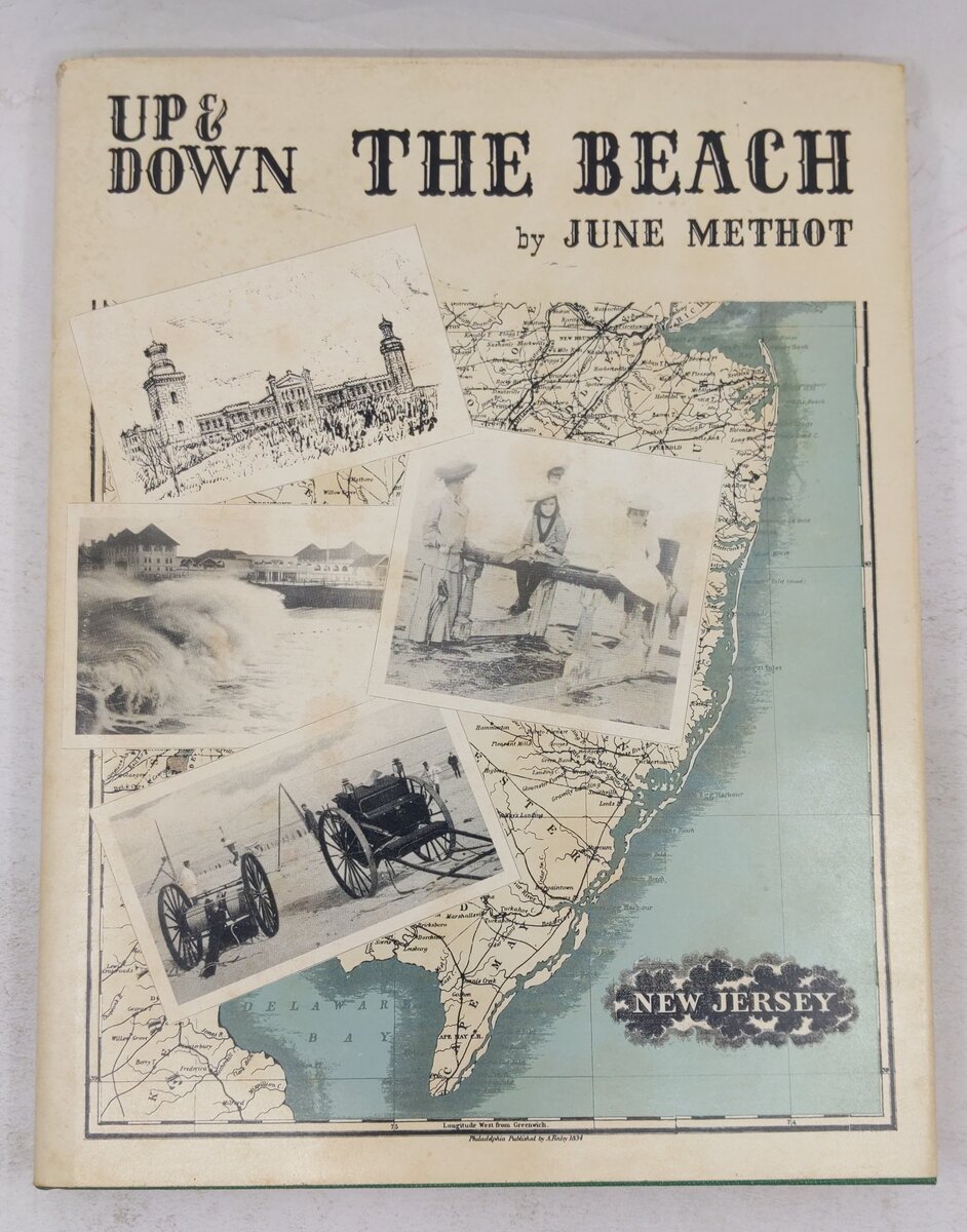 Up and Down the Beach by June Methot Hardcover Book By June Methot VG