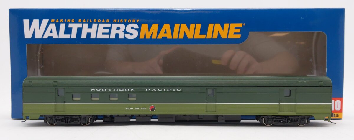 Walthers 910-30316 HO NP RTR 85' Budd Baggage-Railway Post Office Car LN/Box