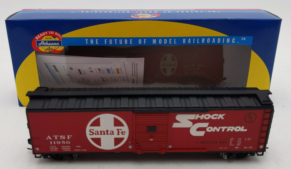 Athearn 70781 HO Scale Santa Fe 50' Single Door Boxcar #11950