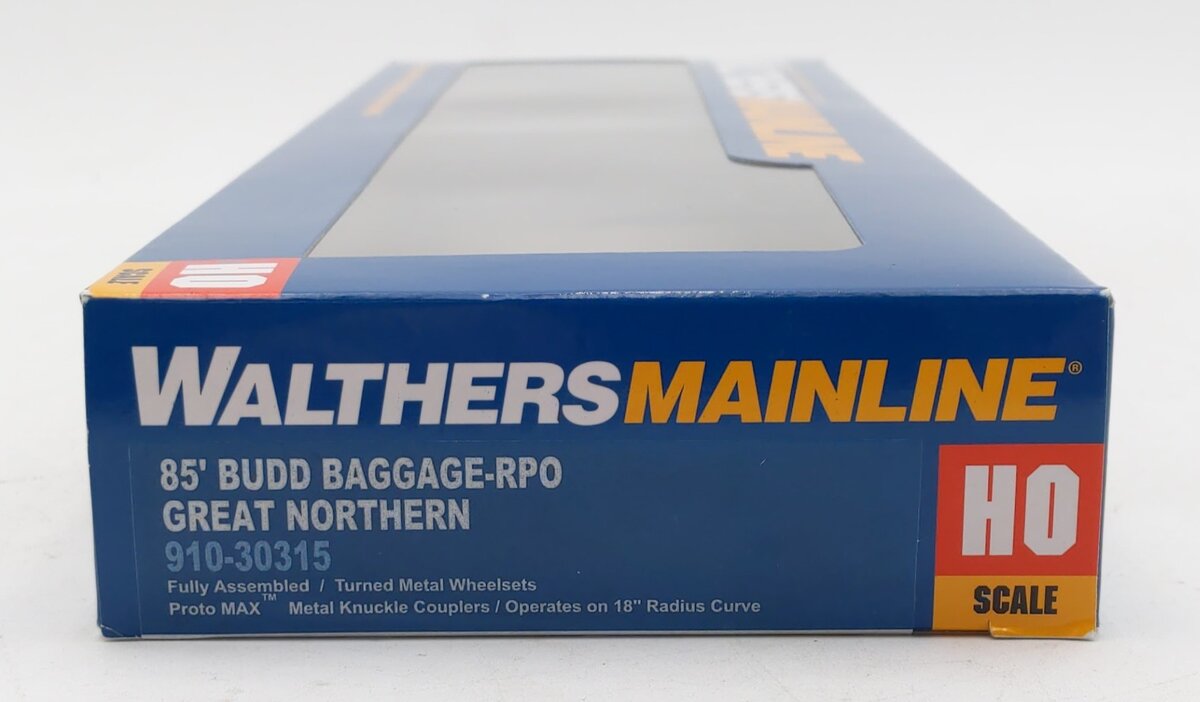 Walthers 910-30315 HO GN RTR 85' Budd Baggage-Railway Post Office Car