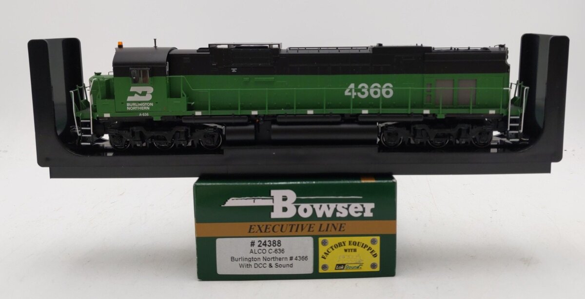 Bowser 24388 HO Burlington Northern ALCO Century C-636 Locomotive Cab #4366