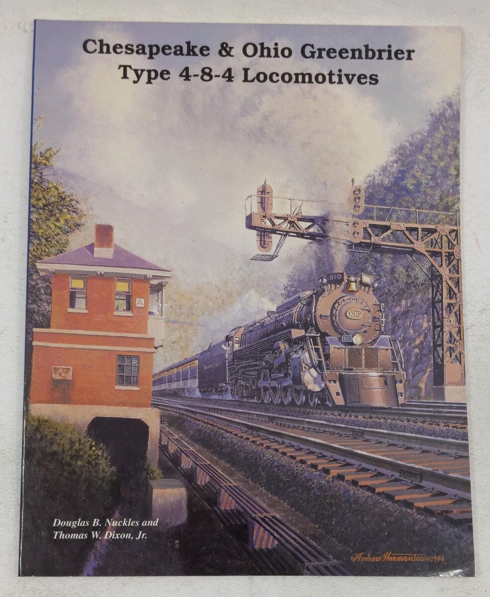Chesapeake & Ohio Greenbrier type 4-8-4 locomotives Paperback Book EX