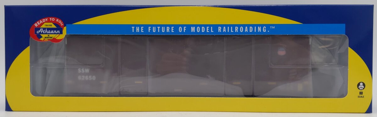 Athearn 87180 HO Union Pacific/Ex-SSW FMC 60' DD Hi-Cube Smooth Boxcar #62650
