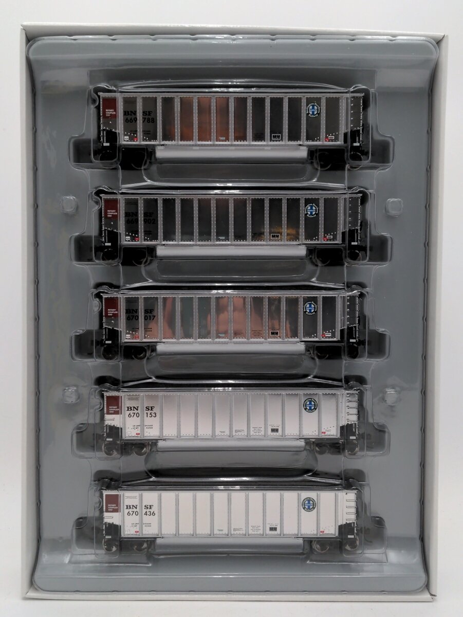 Athearn 93049 HO Scale BNSF BethGon Coalporter 5-Pack EX/Box