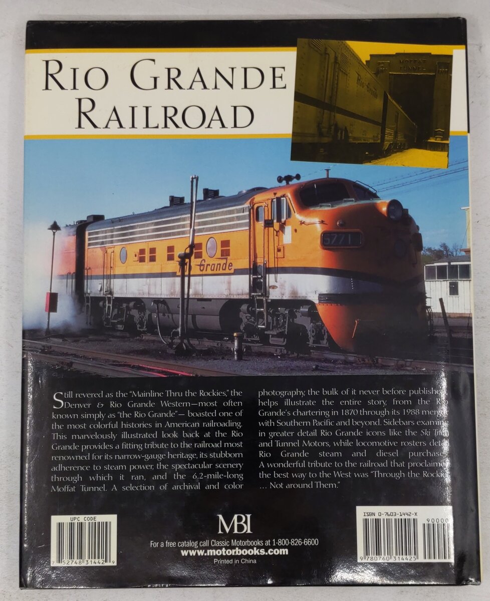 Rio Grande Railroad Hardcover Book By James R. Griffin EX