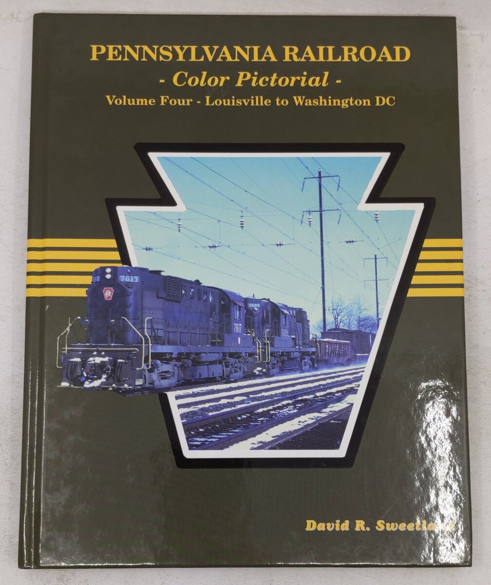 Pennsylvania Railroad Color Pictorial Vol.4 Hardcover Book By David R. Sweetland EX