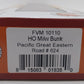 Fox Valley Models 10110 Pacific Grand Eastern Milwaukee Bunk Coach Car #624