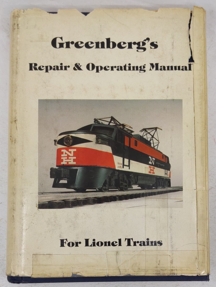 Greenberg's Repair & Operating Manual for Lionel Trains Hardcover Book