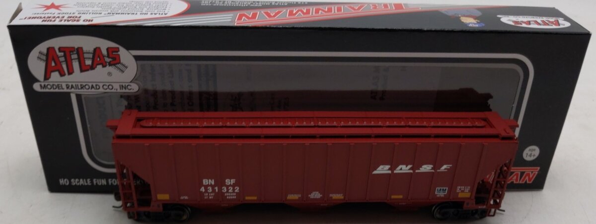 Atlas 20003922 HO BNSF Railway Thrall 4750 Covered Hopper Car #431322
