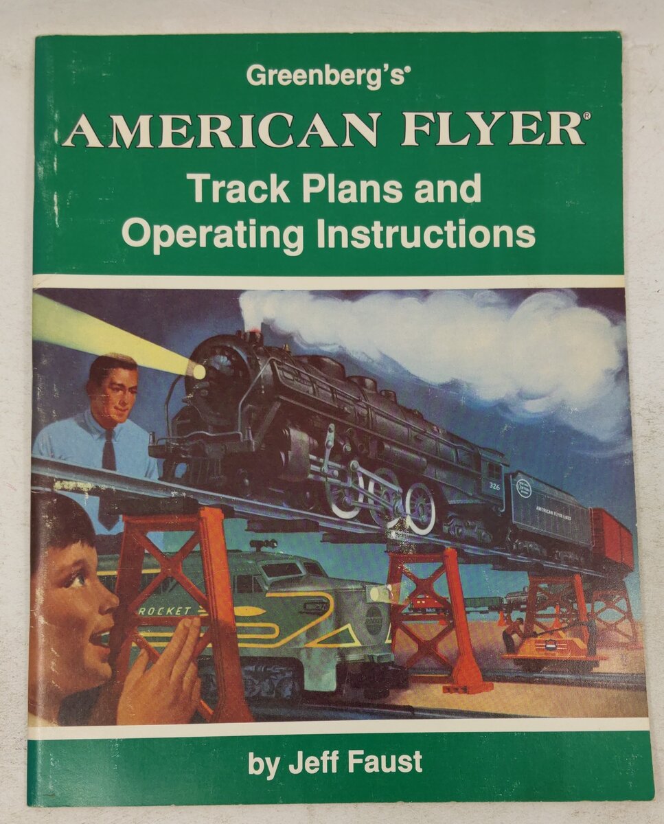 Greenberg's American Flyer Paperback Book By Jeff Faust VG
