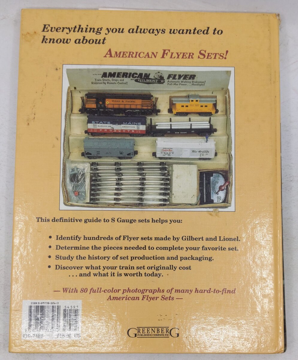 Greenberg's Guide to American Flyer S Gauge Vol.3 Hardcover Book By Joe Deger VG