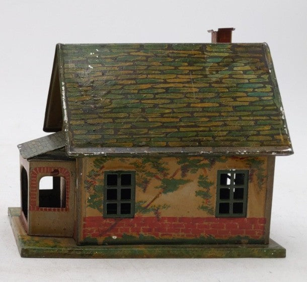 Lionel 184 Vintage O Prewar Illuminated Tinplate Bungalow VG