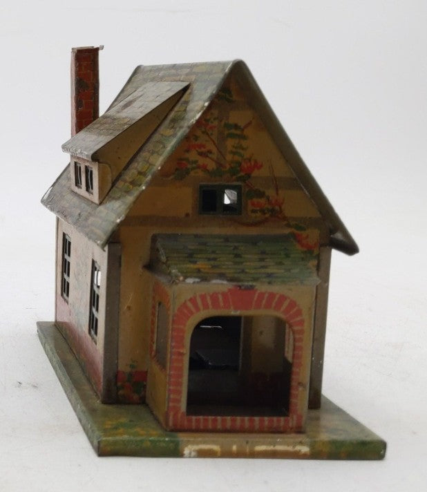 Lionel 184 Vintage O Prewar Illuminated Tinplate Bungalow VG