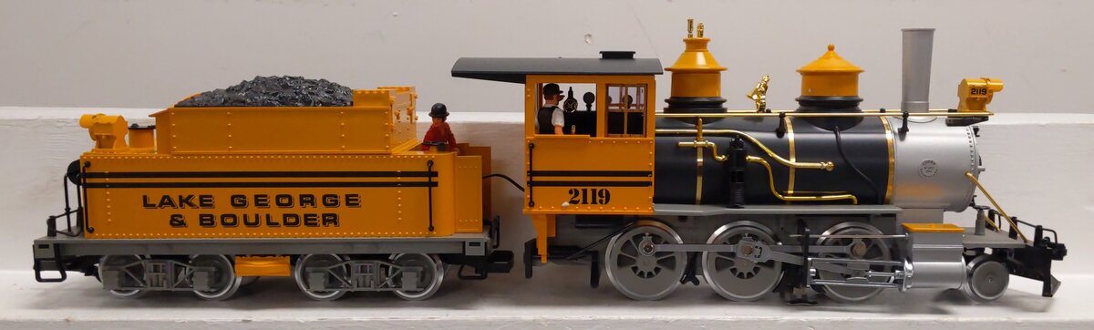 LGB 2119D G Scale Lake George and Boulder 2-6-0 Mogul Steam Locomotive & Tender LN/Box
