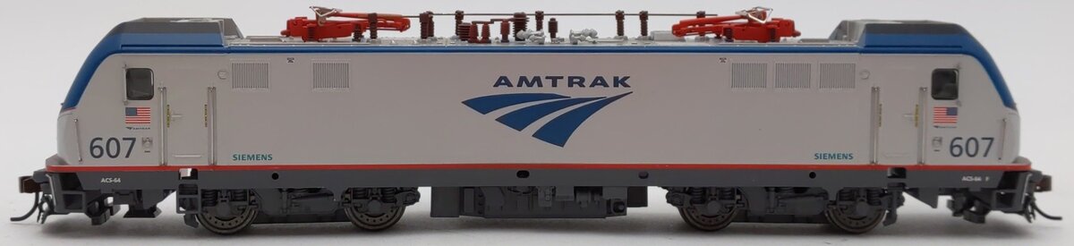 Bachmann 67401 HO Amtrak Siemens ACS-64 Electric Loco with DCC and Sound #607