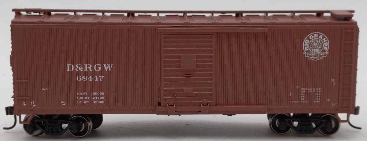 Roundhouse 84789 HO Scale Denver & Rio Grande Western Box Cars #68447