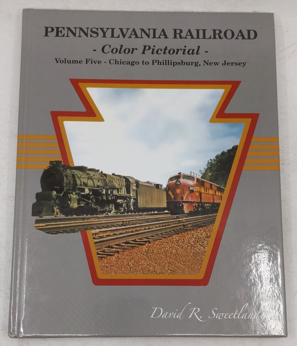 Pennsylvania Railroad Color Pictorial Vol.5 Hardcover Book By David R. Sweetland EX