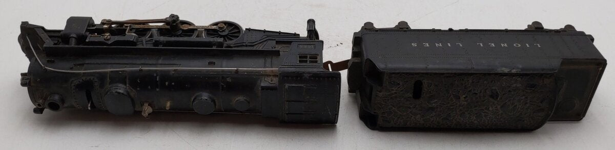 Lionel 1666 Vintage O 2-6-2 Die-Cast Steam Locomotive & Tender VG
