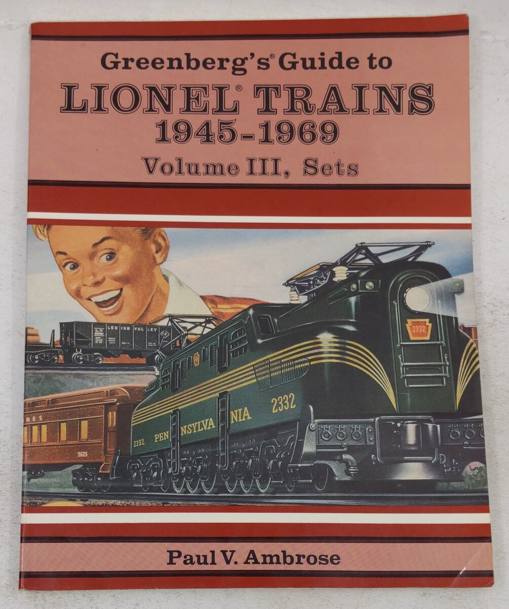 Greenberg's Guide to Lionel Trains 1945-1969 Vol.3, Sets Book By Paul V. Ambrose VG