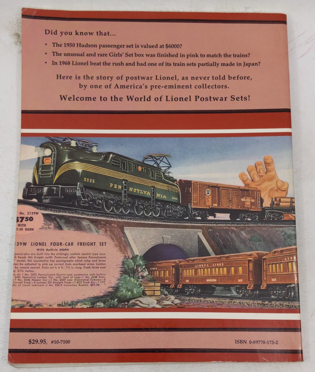 Greenberg's Guide to Lionel Trains 1945-1969 Vol.3, Sets Book By Paul V. Ambrose VG