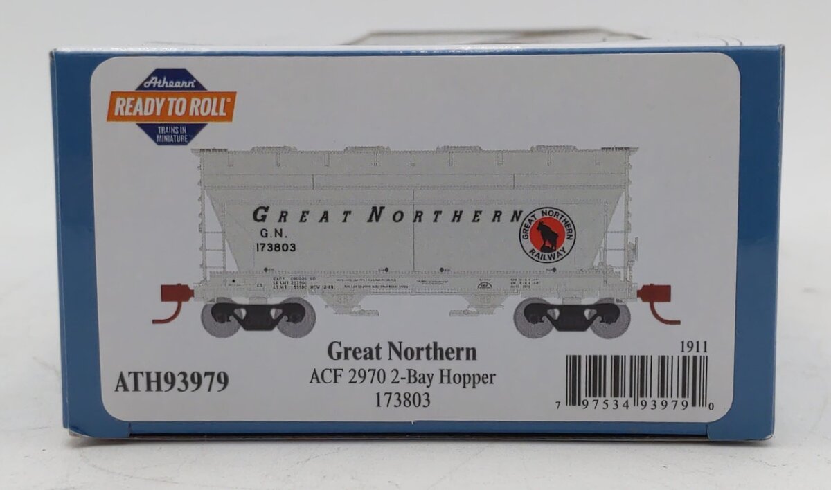 Athearn 93979 HO Great Northern ACF 2970 Covered Hopper #173803