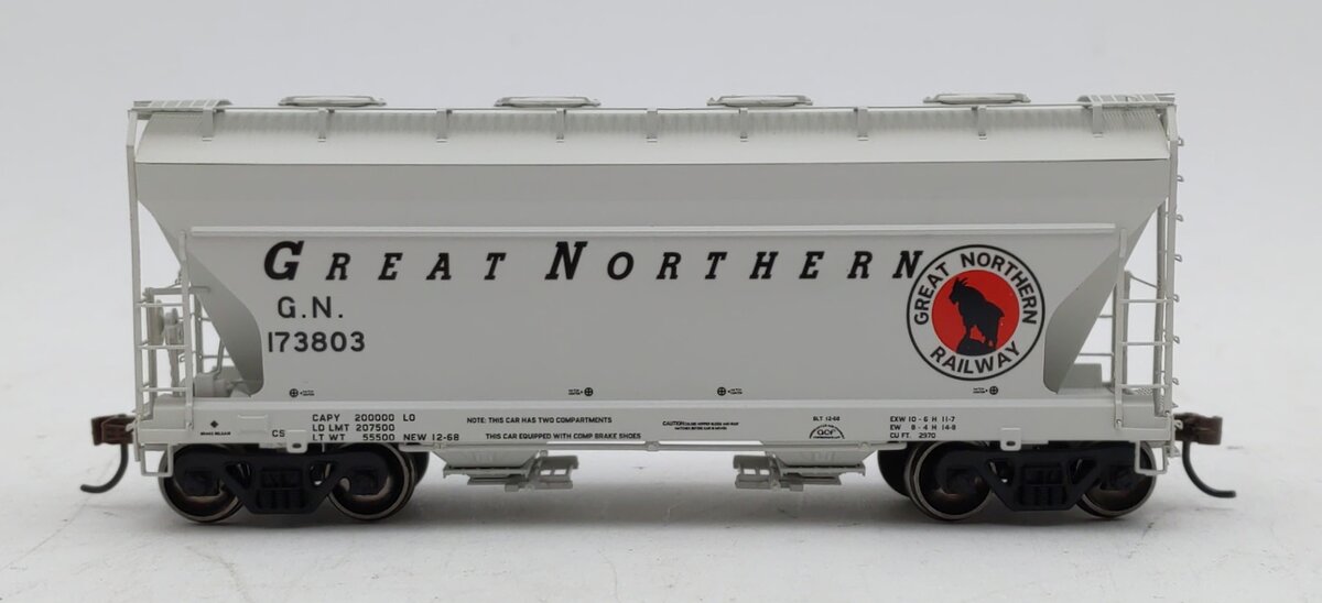 Athearn 93979 HO Great Northern ACF 2970 Covered Hopper #173803