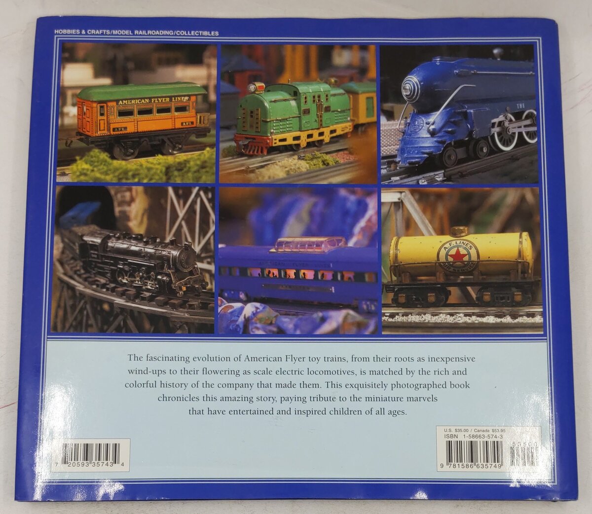 American Flyer: Classic Toy Trains Hardcover Book By Gerry Souter, Janet Souter EX