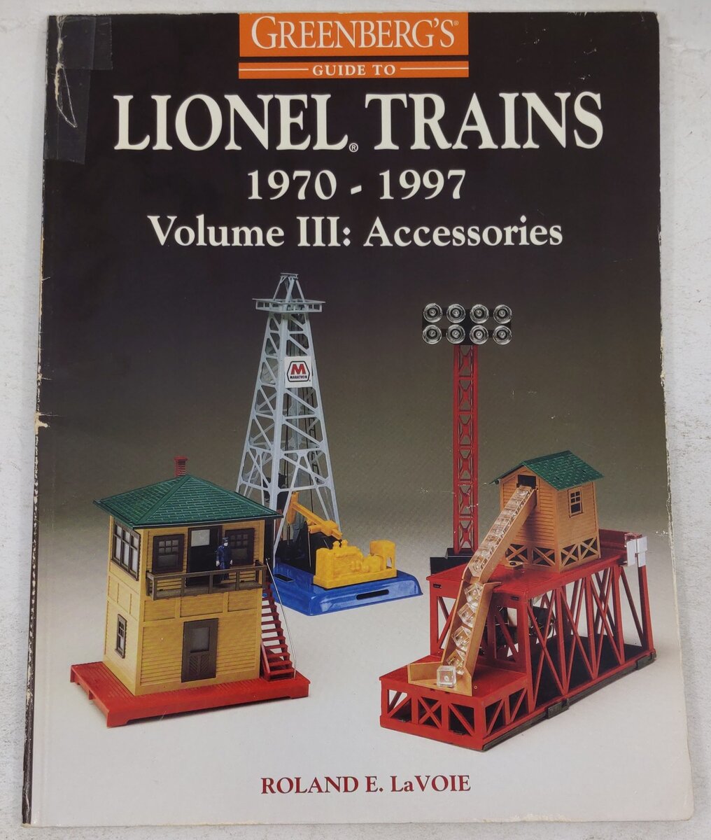 Greenberg's Guide to Lionel Trains 1970-97 Vol.3 Paperback Book Roland E. LaVoie VG