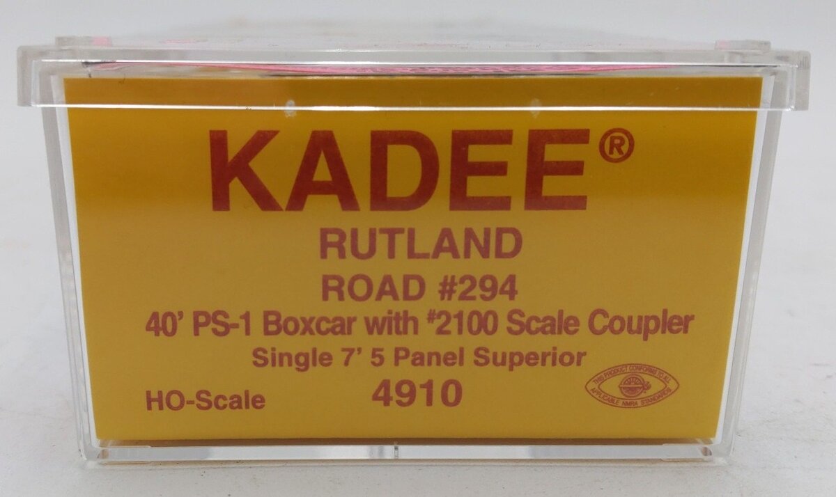 Kadee 4910 HO Scale Rutland PS-1 Boxcar #294 LN/Box