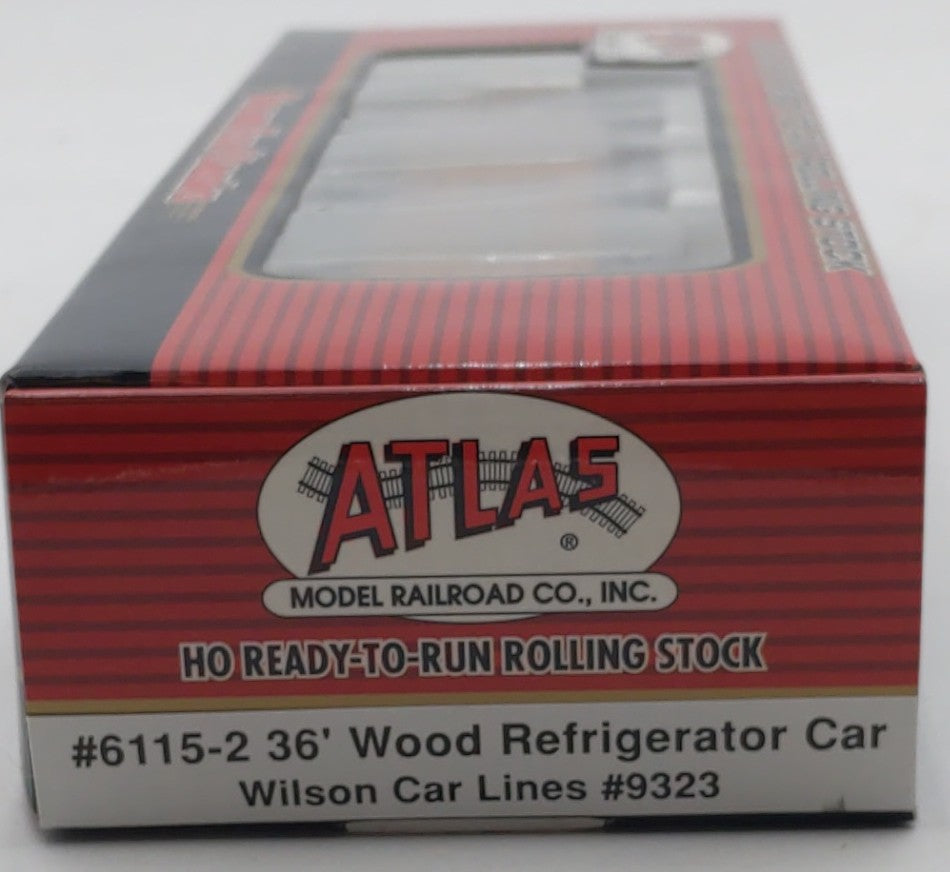Atlas 6115-2 HO Scale Wilson Car Lines 36' Wood Refrigerator Car #9323