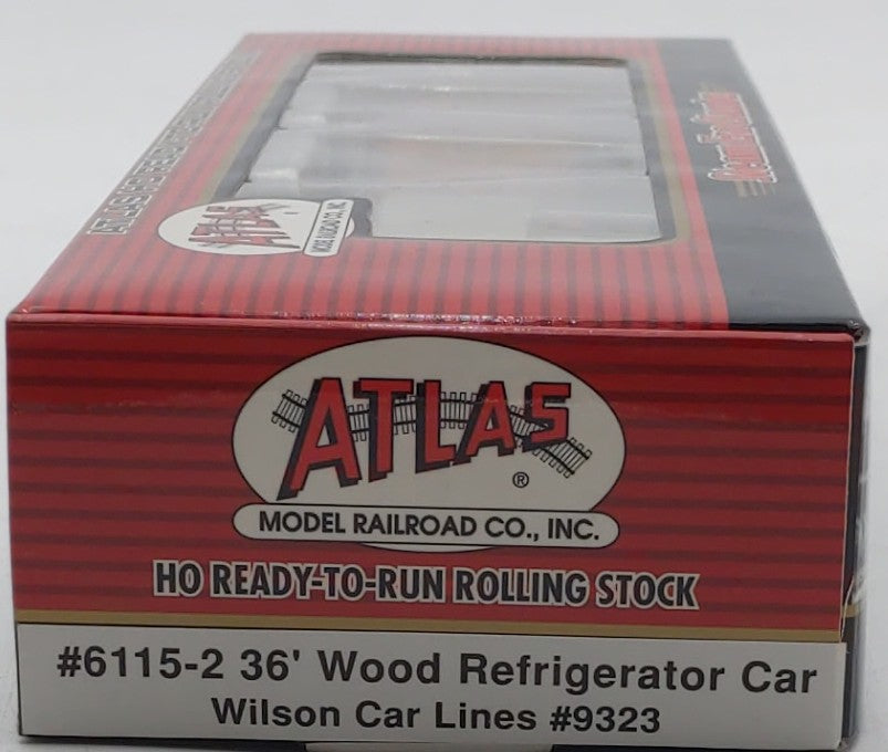 Atlas 6115-2 HO Scale Wilson Car Lines 36' Wood Refrigerator Car #9323