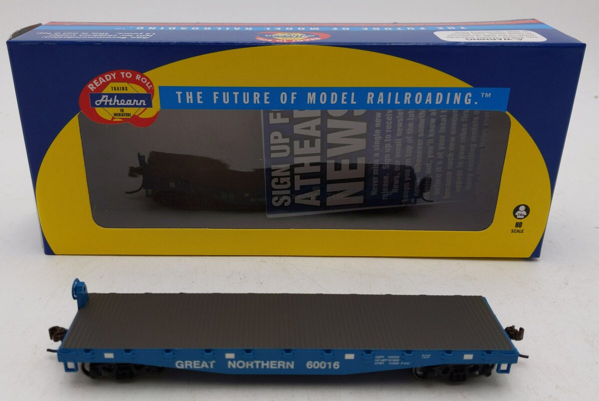 Athearn 97720 HO Scale Great Northern 40' Flat Car #60016