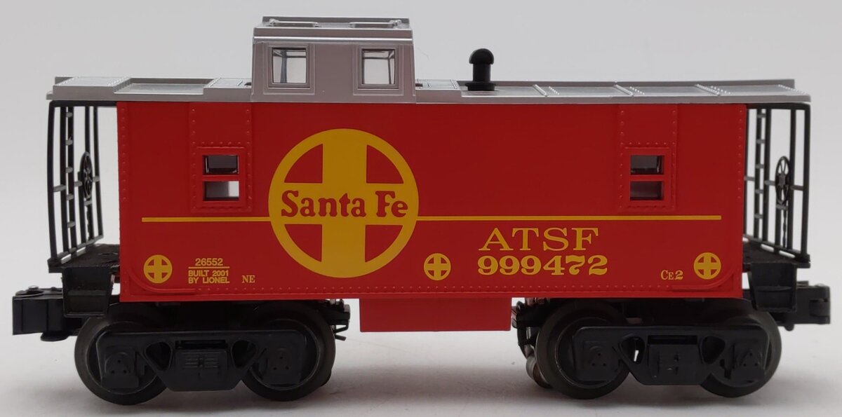 Lionel 6-26552 O Scale Atchison Topeka Santa Fe Caboose #999472 NIB