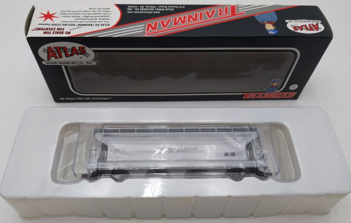Atlas 20001145 HO Morton Salt Division ACF 3560 Centerflow Covered Hopper #670