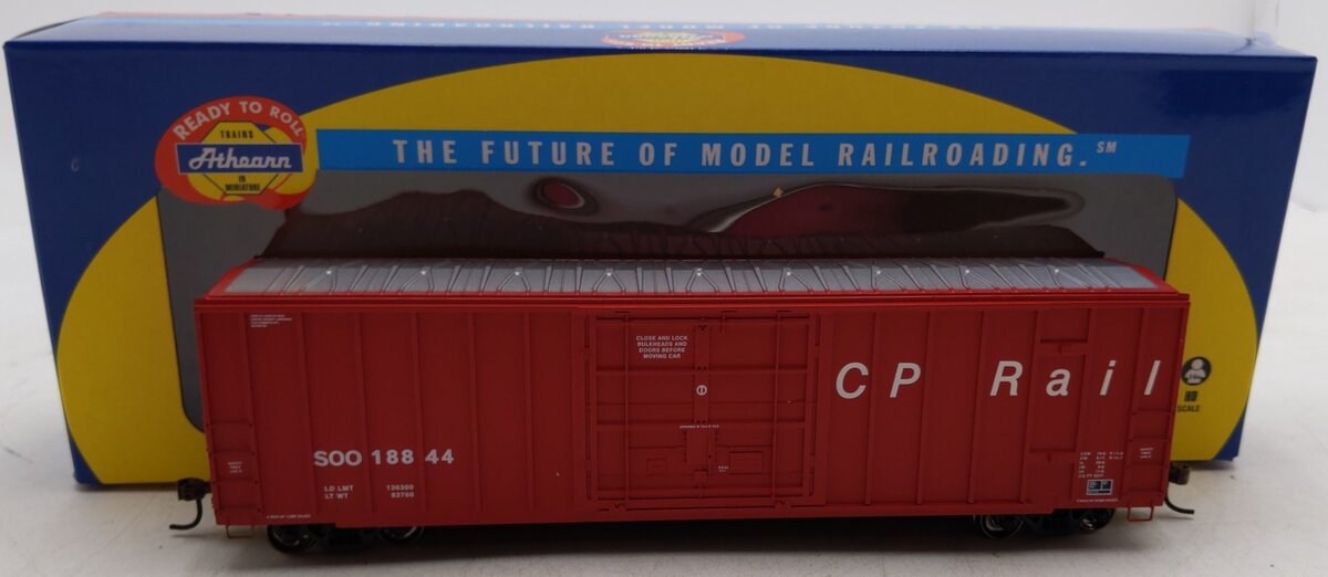 Athearn 87416 HO CPR/SOO RTR 50' FMC Plug Door Boxcar #18844