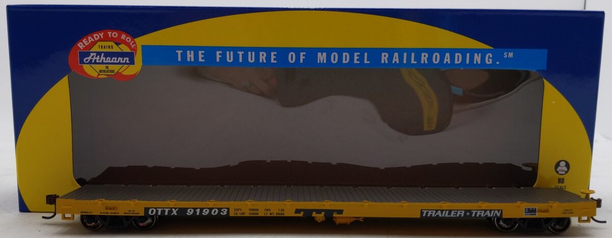 Athearn 97827 HO RTR 60' Flat, TT #91903