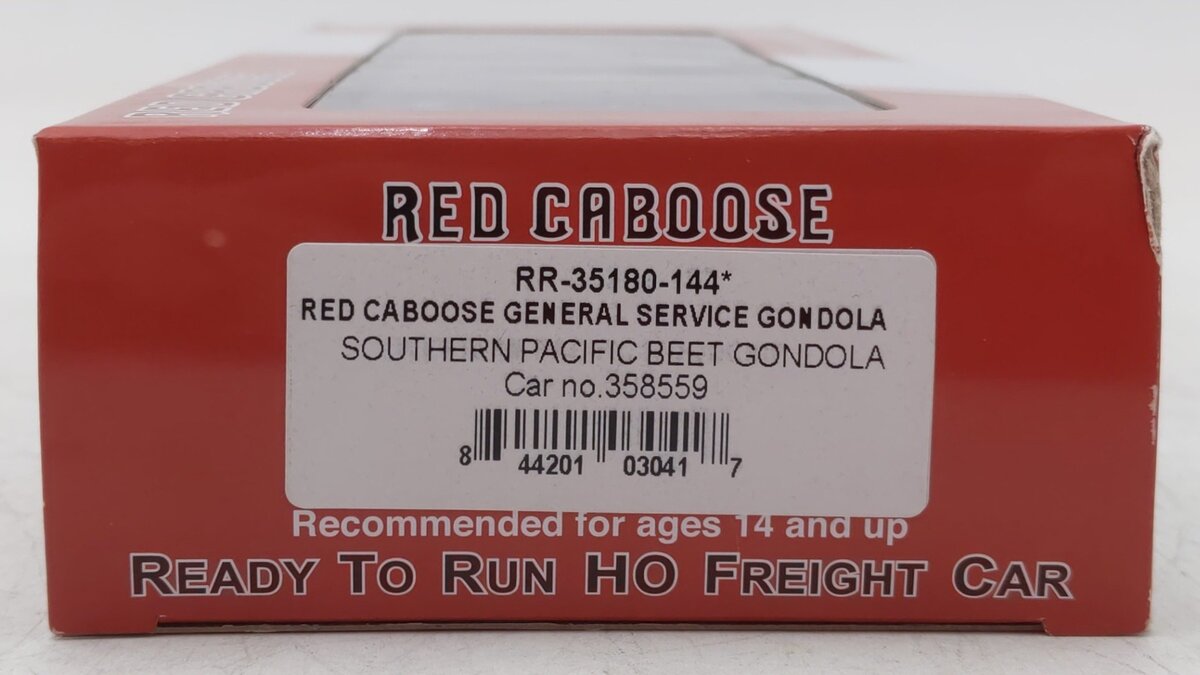 Red Caboose RR35180-144 HO Southern Pacific Beet General Service Gondola #358559
