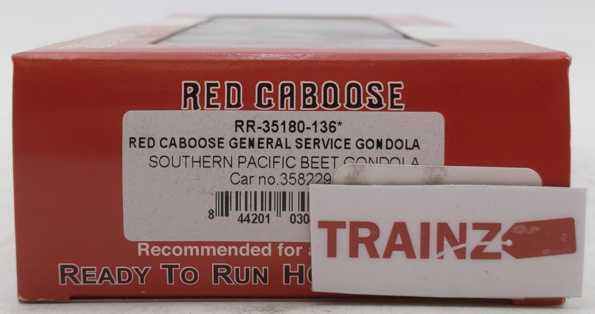 Red Caboose RR35180-136 HO Southern Pacific Beet General Service Gondola #358229